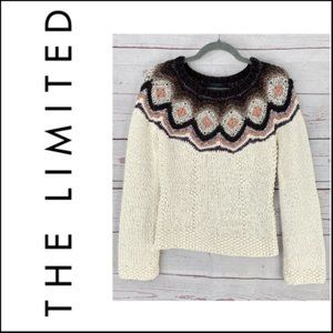 The Limited Handknit Women's Long Sleeve Sweater Size Small